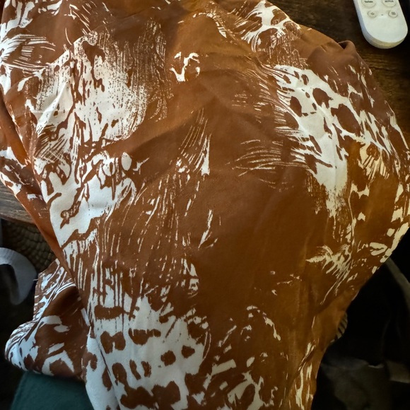 Satin Ruffled Wrap Maxi Dress - Addition Elle - Picture 6 of 10